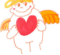 天使のイラスト