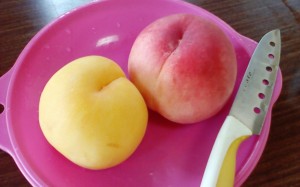 桃の写真