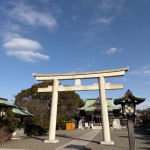龍光明神社　空の写真